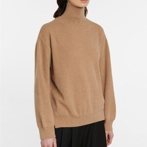 The Frankie Shop ‘Cleo’ ribbed-knit sweater in taupe, size XS/Small